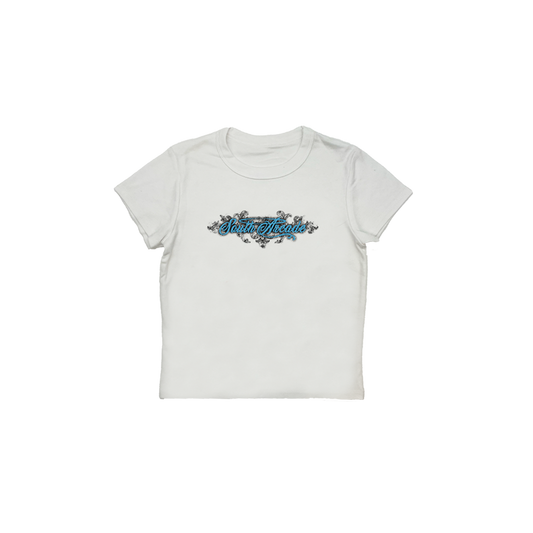 Angel Wings Embroidered Baby T-shirt White